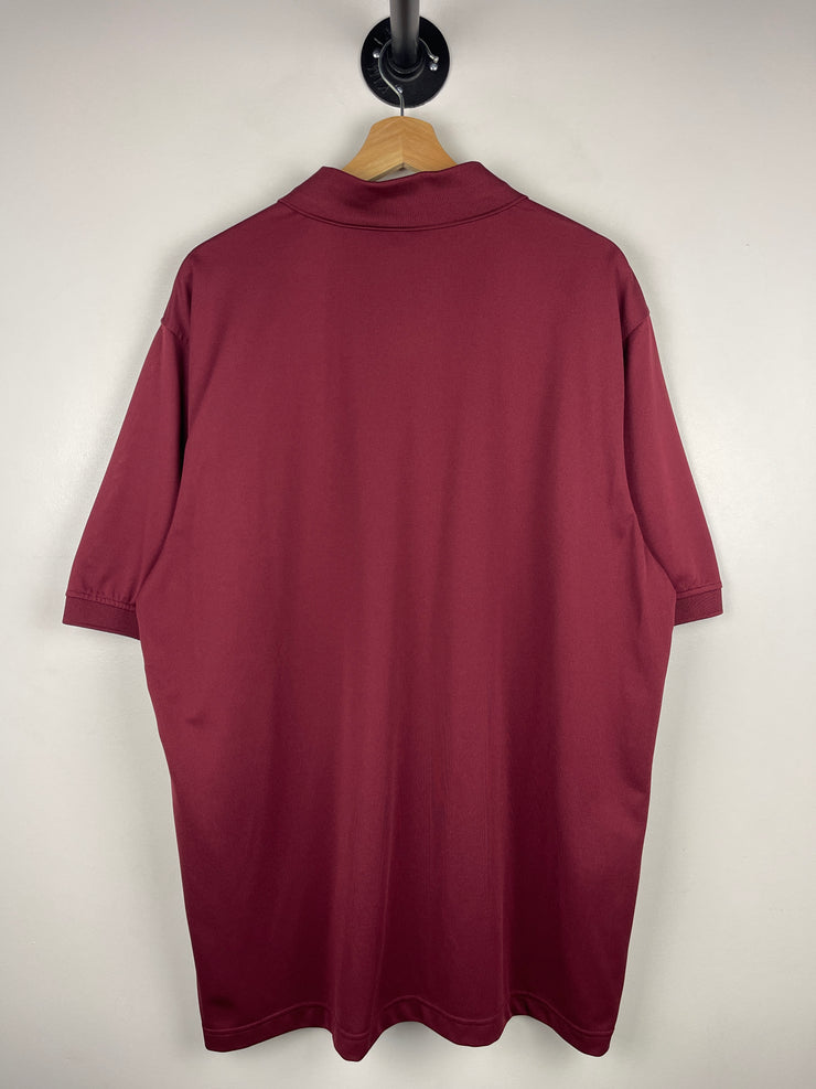 Vintage Mercedes Benz Burgundy Polo Shirt