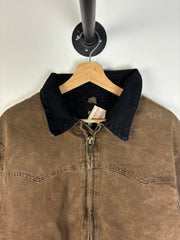 Vintage 90's Carhartt Santa Fe Brown Jacket JQ2382