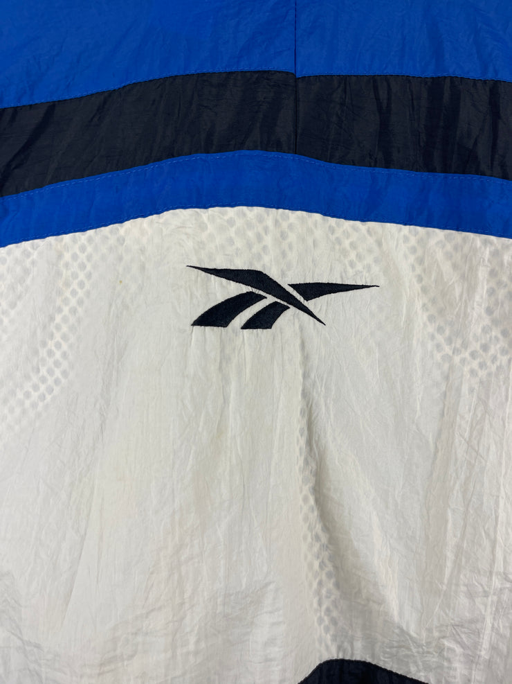 Vintage 90s Reebok Black & Blue Windbreaker