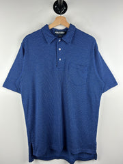 Vintage 90s Polo Golf Ralph Lauren Blue Polo Shirt