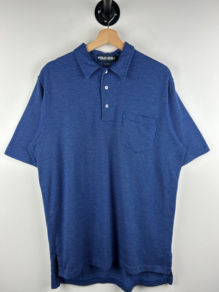 Vintage 90s Polo Golf Ralph Lauren Blue Polo Shirt