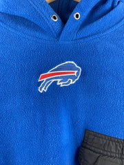 Vintage 90s NFL Buffalo Bills Multi Pocket Blue Fleece Hoodie