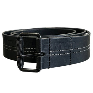 Off White Industrial Black Leather Belt