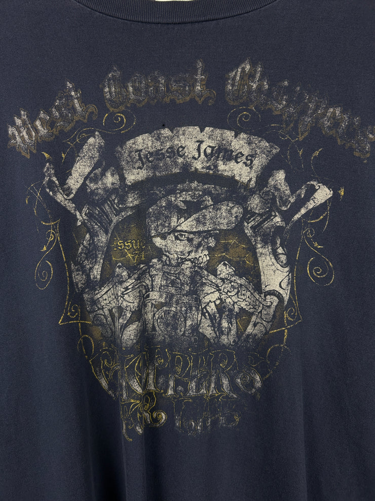 Vintage West Coast Choppers Chopper Life Navy Long Sleeve