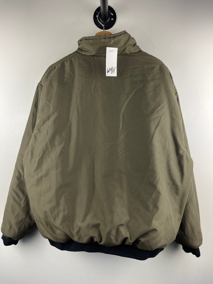 Vintage Remington Real Tree Camo & Olive Reversible Insulated Bomber Jacket