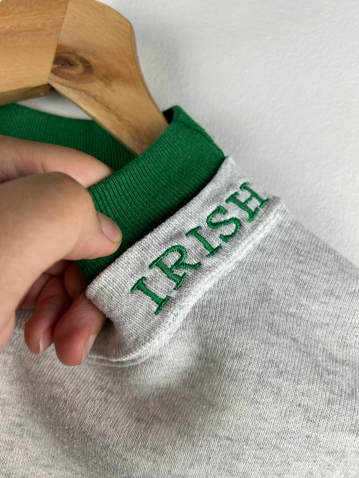 Vintage 90s Dodger Notre Dame South Side Grey Crewneck