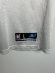 Vintage Y2K Reebok Dallas Mavericks Nowitzki White Basketball Jersey