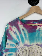 Vintage 90s Shroomarama Mushrooms Drug Parody Tie Dye Tee