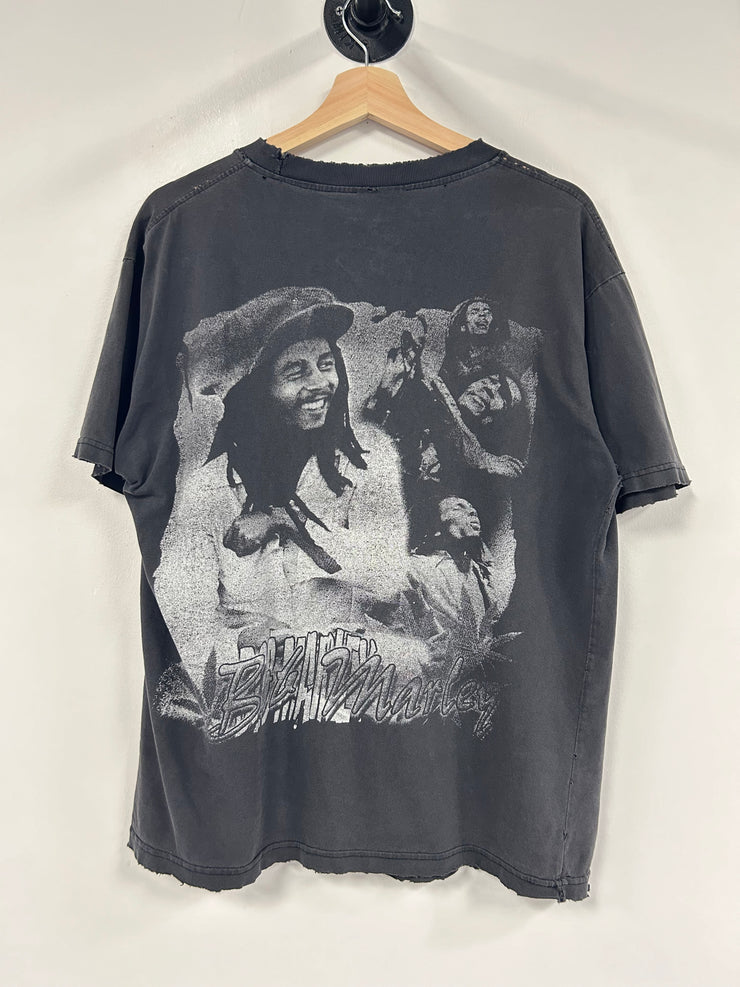 Vintage Bob Marley Faded Black Tee