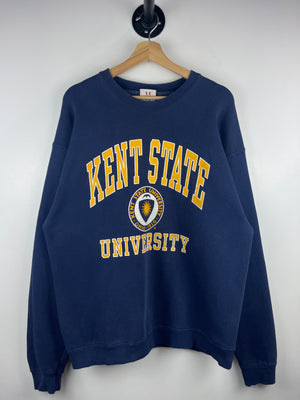 Vintage 90s Kent State University Ohio Navy Crewneck