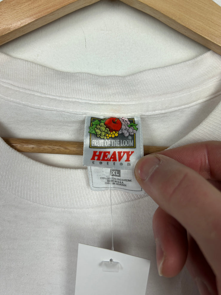 Vintage 90s Dave And Busters Philadelphia White Tee