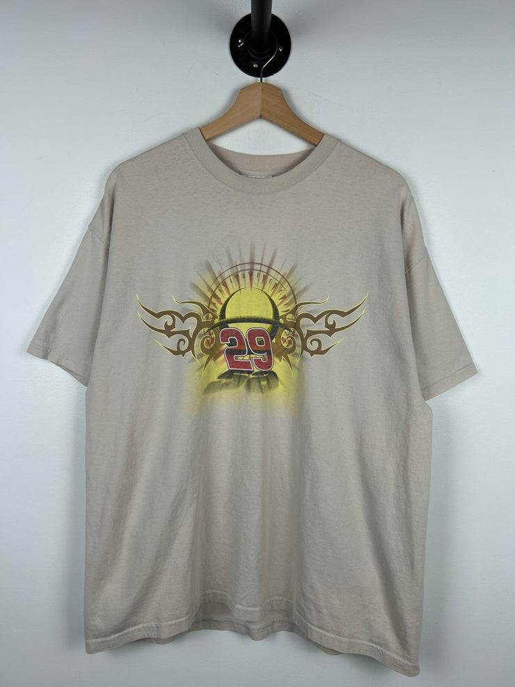 Vintage Nascar Chase Kevin Harvick Beige Tee