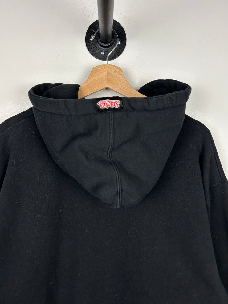 Vintage MLB New York Yankees Tonal Black Zip Up Hoodie