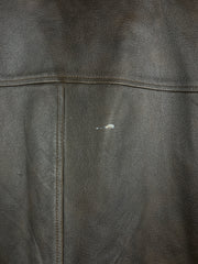 Vintage Winchester Brown Leather Straight Cut Jacket