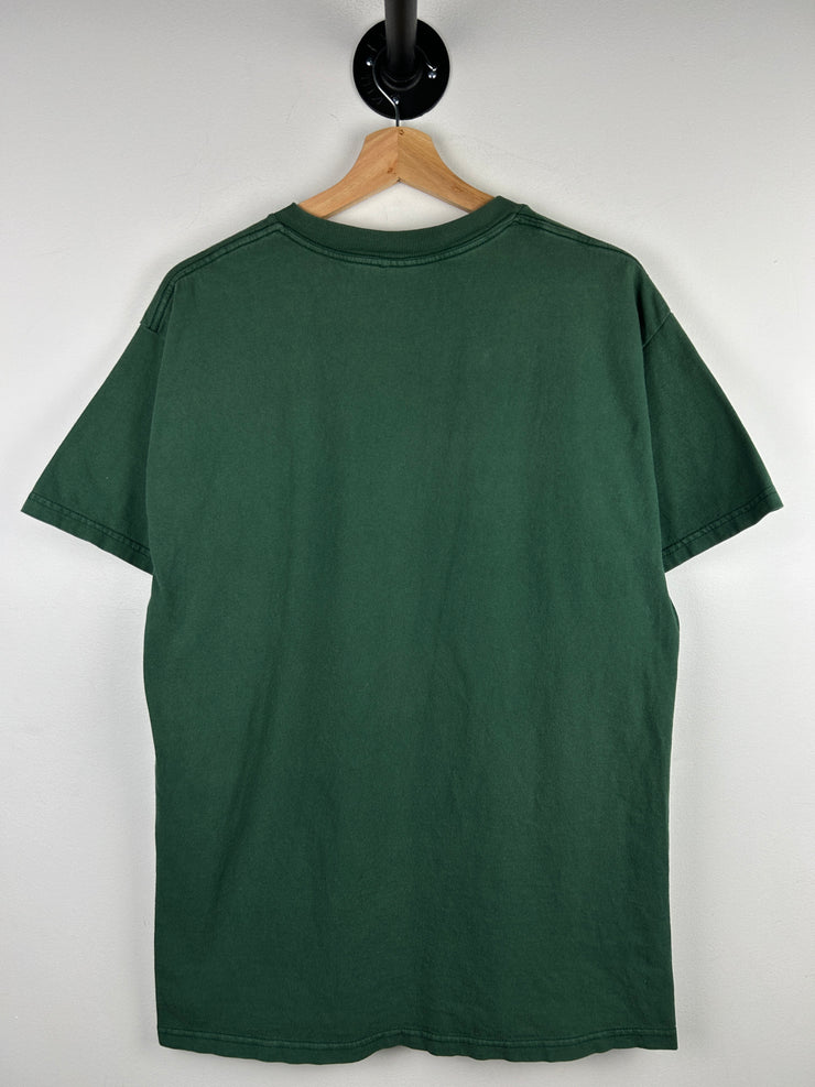 Vintage 90s Michigan State University Green Tee