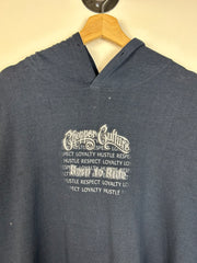 Vintage Y2K Chopper Culture Navy Hoodie