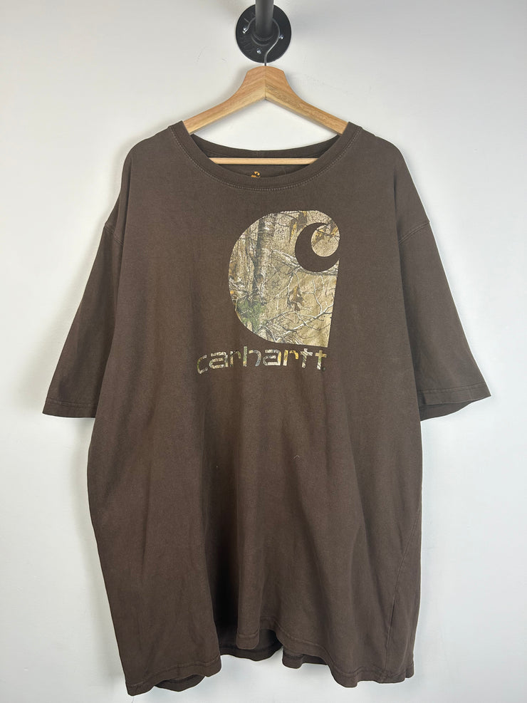 Vintage Y2K Carhartt Real Tree Brown Tee