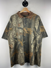 Vintage 90s Classics Real Tree Camo Polo Shirt