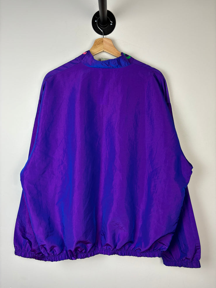 Vintage 90s Surf Style Oakley Thermal Protection Purple Windbreaker