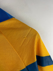 Vintage 90s West Genesse Wildcats Navy & Yellow Soccer Jersey