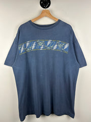 Vintage 2000 Grateful Dead Liquid Blue Box Logo Blue Tee