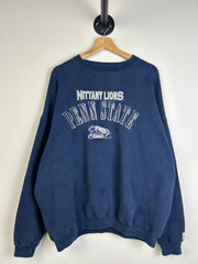 Vintage 90's Logo Athletic Penn State Nittany Lions Navy Crewneck