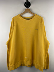 Vintage Nike Mini Swoosh Yellow Crewneck