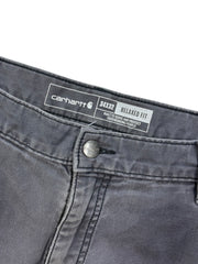 Vintage Carhartt Relaxed Fit Double Knee Grey Work Pants