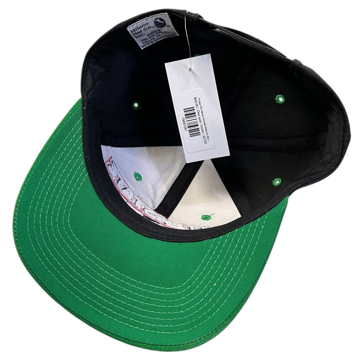 Vintage 90s Nascar Interstate Batteries Black Snapback Hat