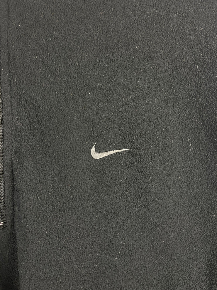Vintage Nike Swoosh Quarter Zip Fleece Sweater