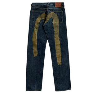 Evisu Daicock Blue & Gold Denim Jeans