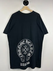 Chrome Hearts Horseshoe Paris Black Tee