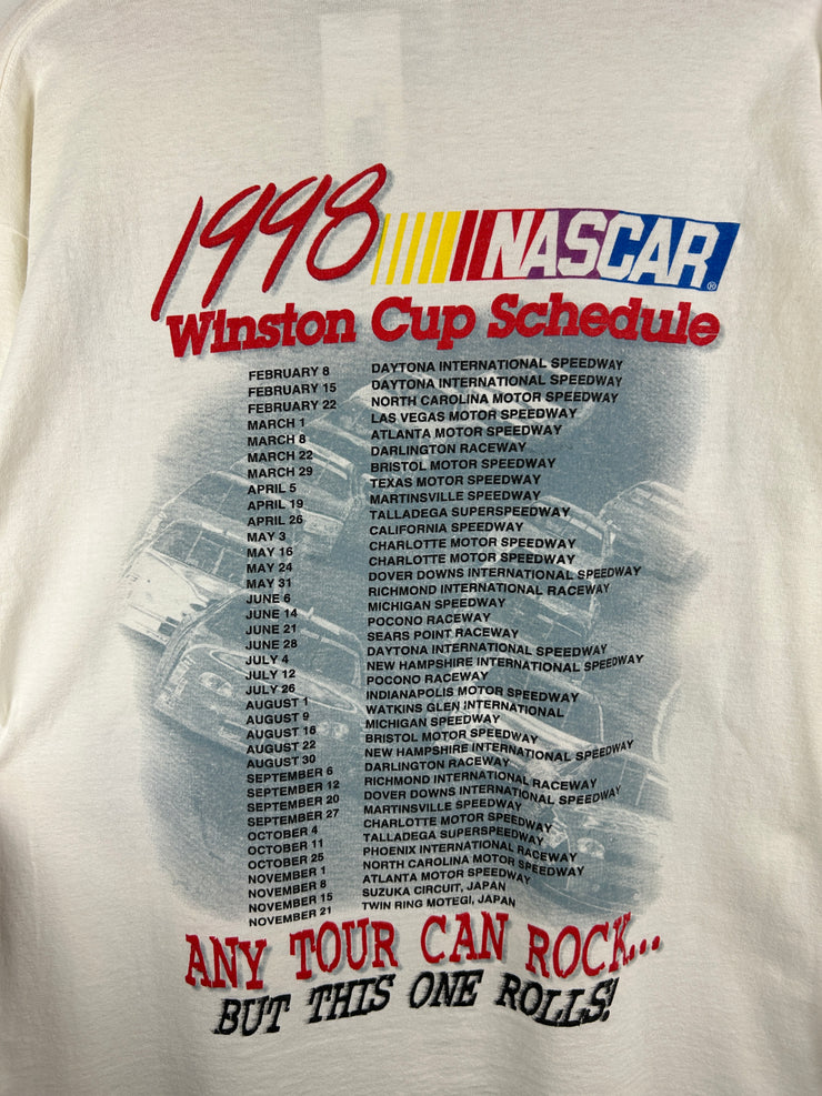 Vintage 90s Nascar Winston Cup White Long Sleeve