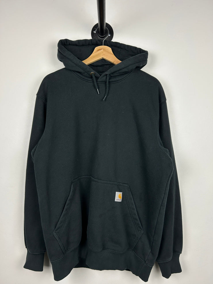 Vintage Carhartt Rain Defender Patch Black Hoodie