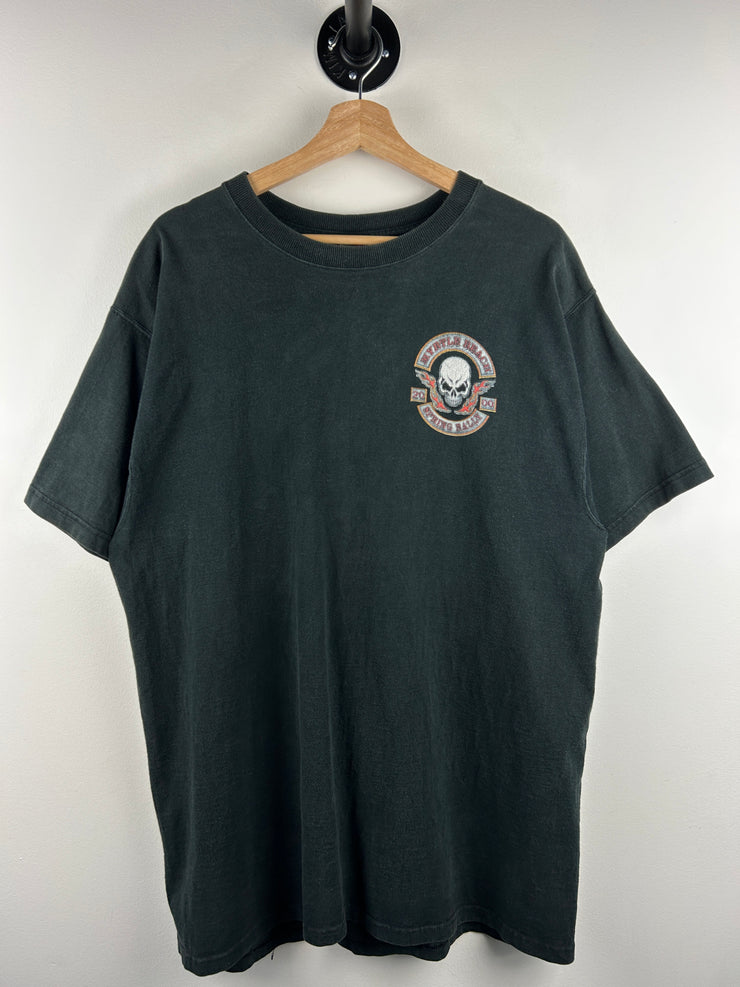 Vintage Spring Rally Myrtle Beach Black Tee