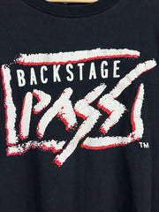 Vintage 90s Backstage Pass Battle Of The Bands Black Tee