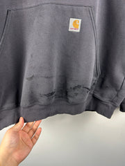 Vintage Carhartt Quarter Zip Black Hoodie