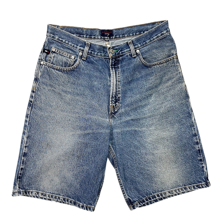 Vintage Tommy Hilfiger Blue Denim Baggy Shorts