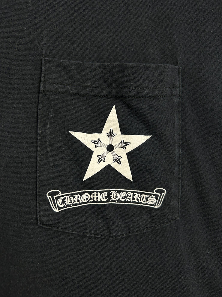 Chrome Hearts Star Cross Black Tee