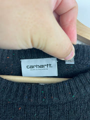 Carhartt Work In Progress Black Wool Knit Sweater