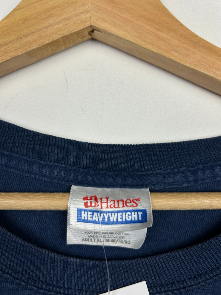 Vintage 90s Tropicana Embroidered Navy Tee