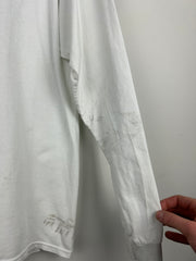 Vintage Harley Davidson Johnstown Flames White Long Sleeve
