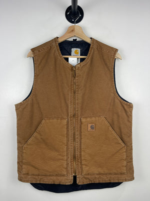 Vintage Carhartt Light Brown Work Vest V02 BRN