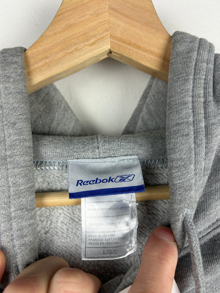 Vintage NFL Reebok Cincinnati Bengals Embroidered Grey Hoodie