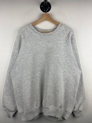 Vintage 90s Jerzees Blank Grey Crewneck