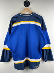 Vintage 90s NHL Pro Player St. Louis Blue Blue Hockey Jersey