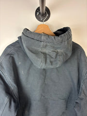 Vintage Carhartt Active Black Hooded Jacket J140 BLK