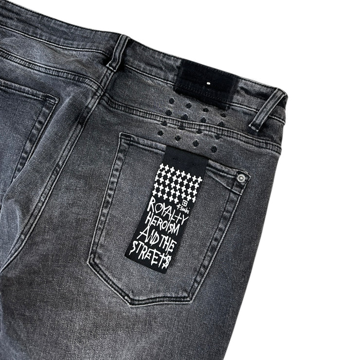Ksubi Van Winkle Paradox Star Black Denim Jeans