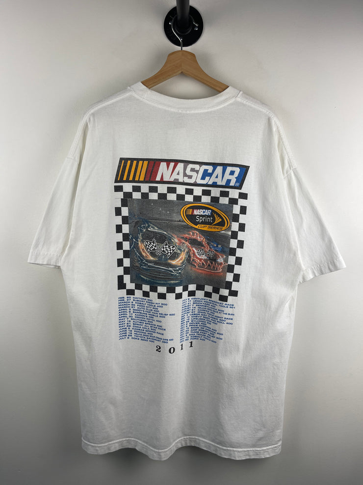 Vintage Nascar Sprint Cup Las Vegas White Tee