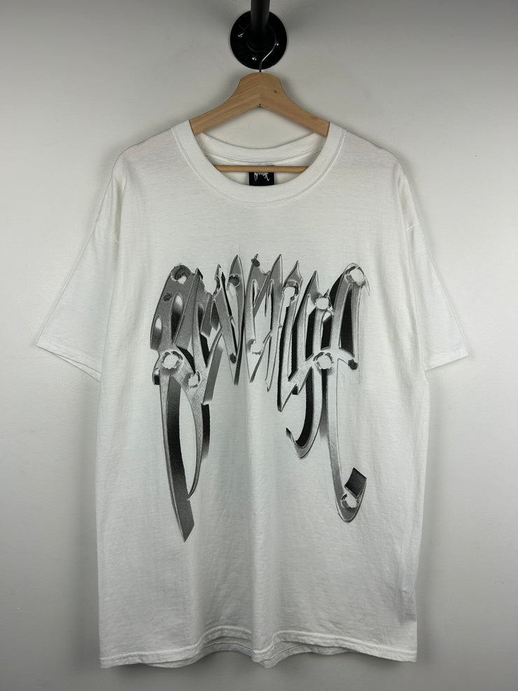 Revenge Bullet White Tee